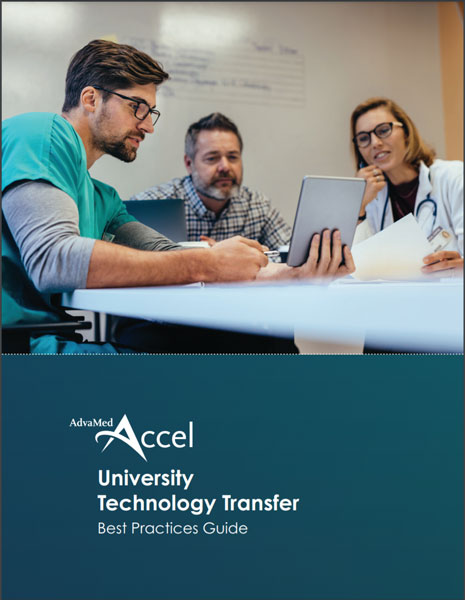 cover of University Technology Transfer Best Practices Guide