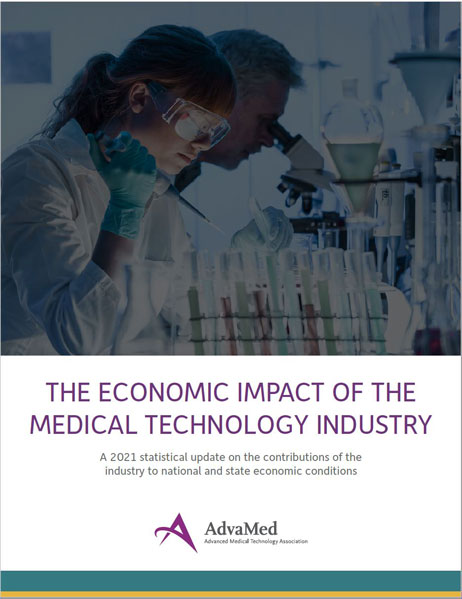 cover of the Economic Impact of the Medical Technology Industry report