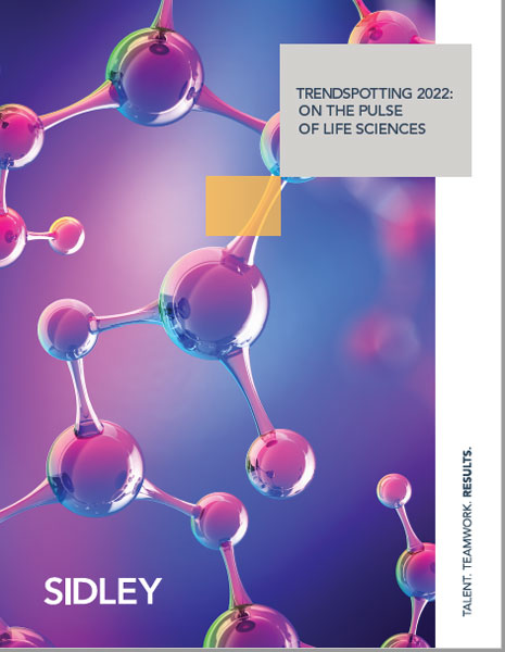 cover of Sidley Trendspotting 2022-report