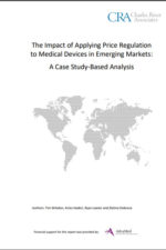 cover of The Impact of Applying Price Regulation to Medical Devices in Emerging Markets