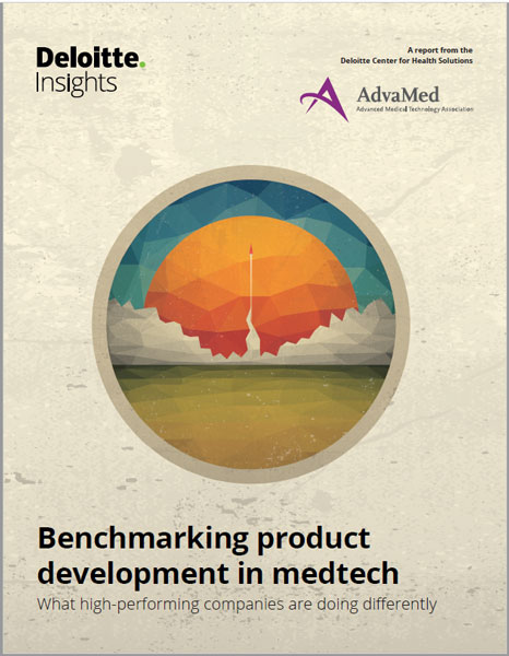 cover of Benchmarking product development in medtech study