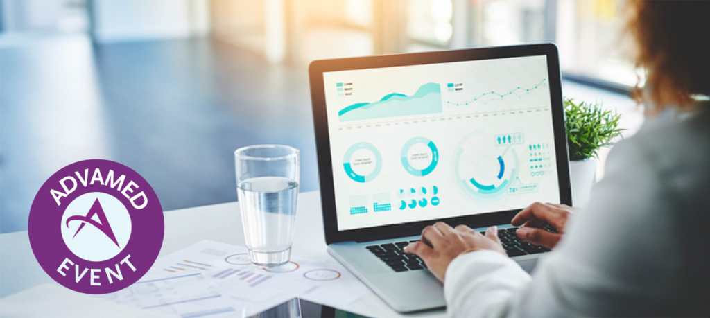 woman at computer analyzing data