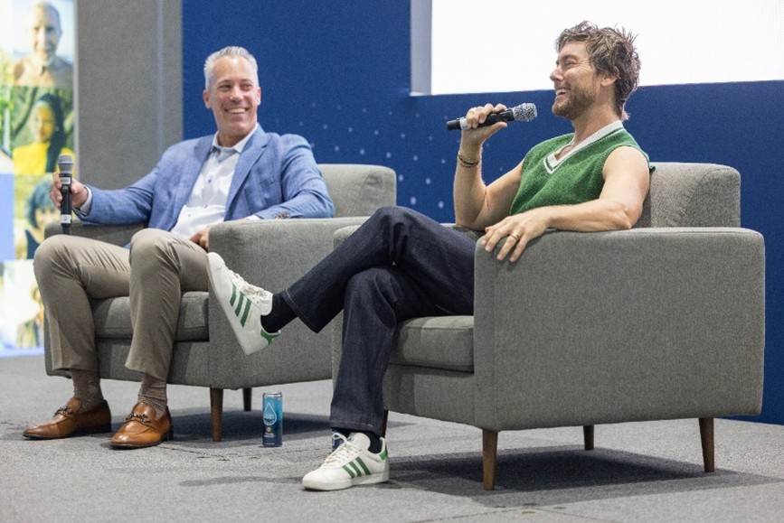 Jake Leach and Lance Bass at The 2025 MedTech Conference