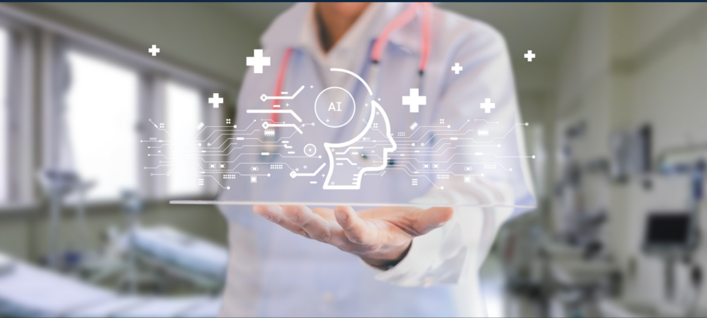 Doctors use AI technology to diagnose, care for, and increase the accuracy of treatment for patients in the future. medical research